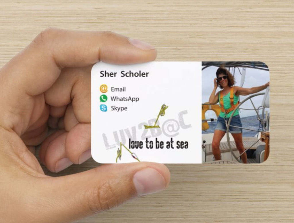 SSG card  in nautical setting